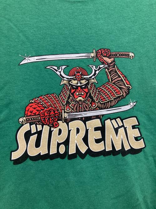 SUPREME（シュプリーム）SUPREME (シュプリーム) プリントTシャツ / samurai tee グリーン サイズ:Mの古着・服飾アイテム