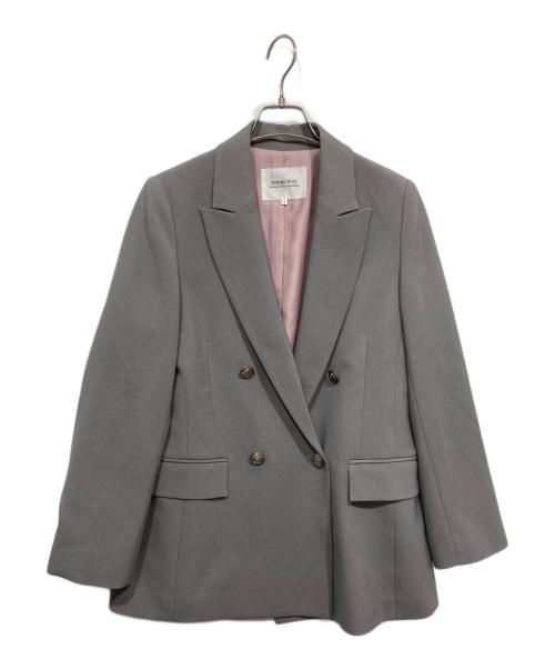 ARPEGE STORY（アルページュストーリー）ARPEGE STORY (アルページュストーリー) ダブルジャケット グレー サイズ:1の古着・服飾アイテム