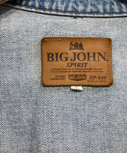 BIG JOHN（ビッグジョン）BIG JOHN (ビッグジョン) デニムジャケット ブルー サイズ:Lの古着・服飾アイテム