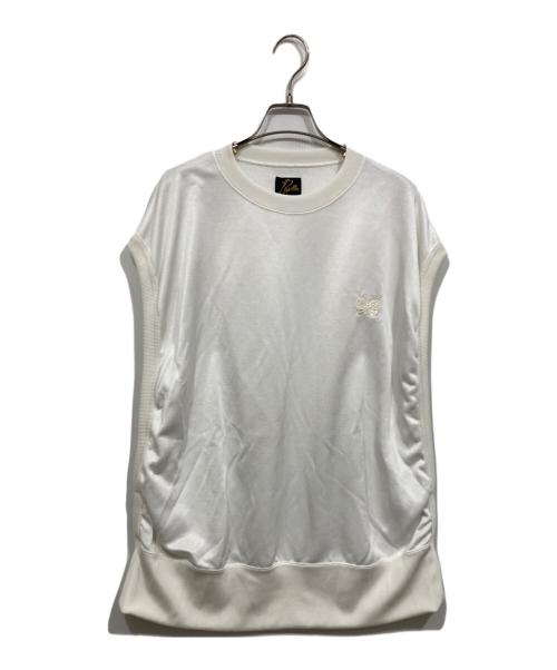 Needles（ニードルズ）Needles (ニードルズ) Sleeveless Tee ホワイト サイズ:Ｌの古着・服飾アイテム