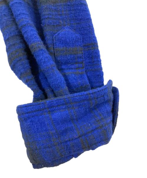 AVIREX LTD（アヴィレックス）AVIREX LTD (アヴィレックス) ONE POINT FLANNEL CHECK SHIRT ブルー サイズ:2XLの古着・服飾アイテム