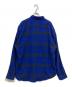 AVIREX LTD (アヴィレックス) ONE POINT FLANNEL CHECK SHIRT ブルー サイズ:2XL：6000円