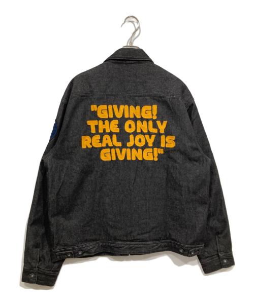 AVIREX（アヴィレックス）AVIREX (アヴィレックス) PEANUTS (ピーナッツ) ワークジャケット ブラック サイズ:2XLの古着・服飾アイテム