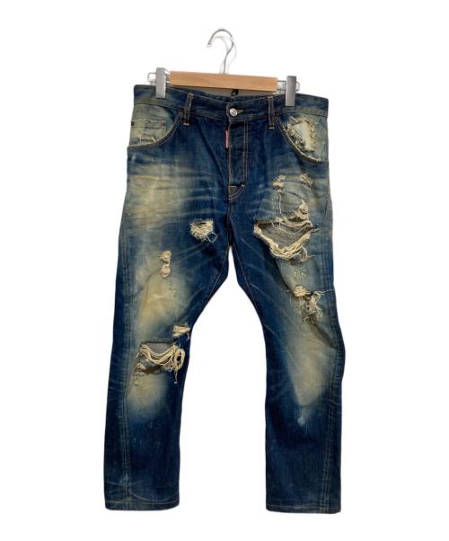 DSQUARED2（ディースクエアード）DSQUARED2 (ディースクエアード) デニムパンツ インディゴ サイズ:48の古着・服飾アイテム