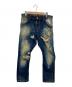 DSQUARED2（ディースクエアード）の古着「デニムパンツ」｜インディゴ
