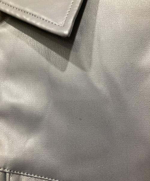 HARE（ハレ）HARE (ハレ) フェイクレザージャケット グレー サイズ:Fの古着・服飾アイテム