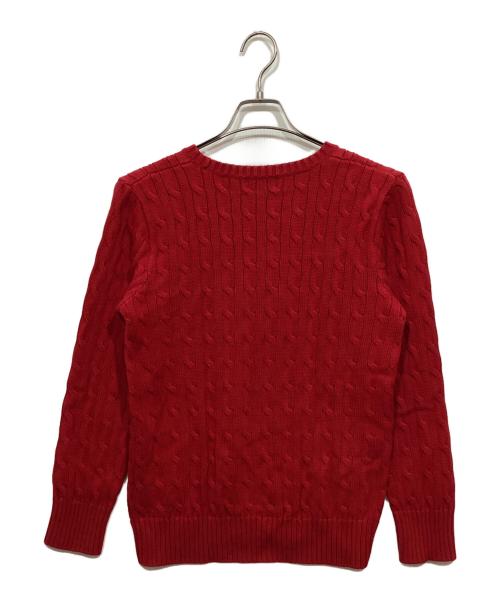 POLO RALPH LAUREN（ポロ・ラルフローレン）POLO RALPH LAUREN (ポロ・ラルフローレン) ニット レッド サイズ:Lの古着・服飾アイテム