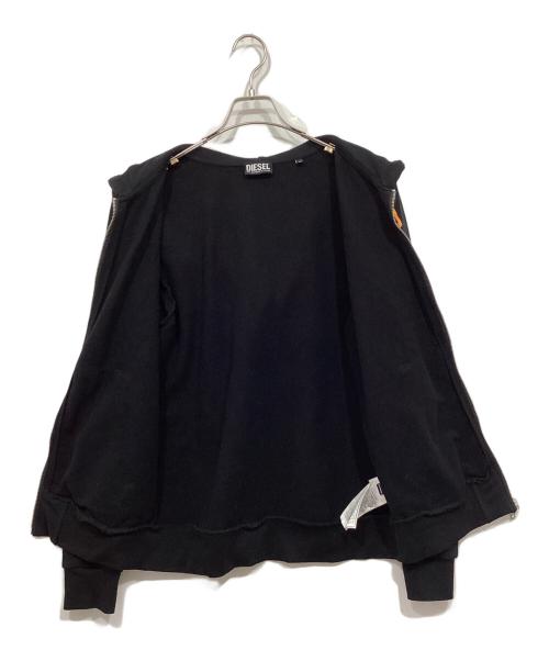DIESEL（ディーゼル）DIESEL (ディーゼル) ジップパーカー ブラック サイズ:Mの古着・服飾アイテム