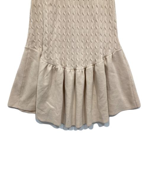 ANDMARY（アンドマリー）ANDMARY (アンドマリー) Miranda set mini dress ベージュ サイズ:Fの古着・服飾アイテム