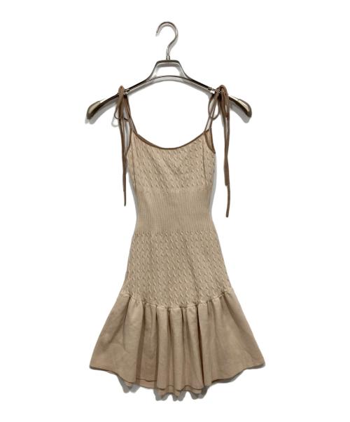 ANDMARY（アンドマリー）ANDMARY (アンドマリー) Miranda set mini dress ベージュ サイズ:Fの古着・服飾アイテム