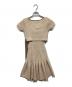 ANDMARY (アンドマリー) Miranda set mini dress ベージュ サイズ:F：5000円
