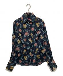 Vivienne Westwood RED LABEL（ヴィヴィアンウエストウッドレッドレーベル）の古着「花柄シャツ」｜ネイビー
