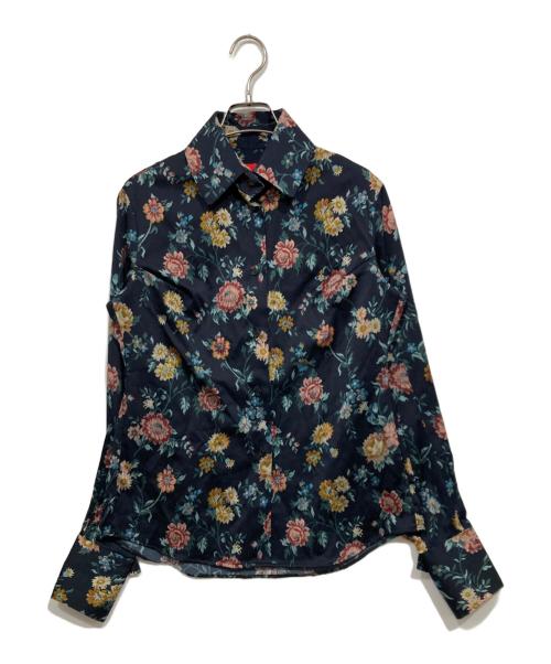 Vivienne Westwood RED LABEL（ヴィヴィアンウエストウッドレッドレーベル）Vivienne Westwood RED LABEL (ヴィヴィアンウエストウッドレッドレーベル) 花柄シャツ ネイビー サイズ:3の古着・服飾アイテム