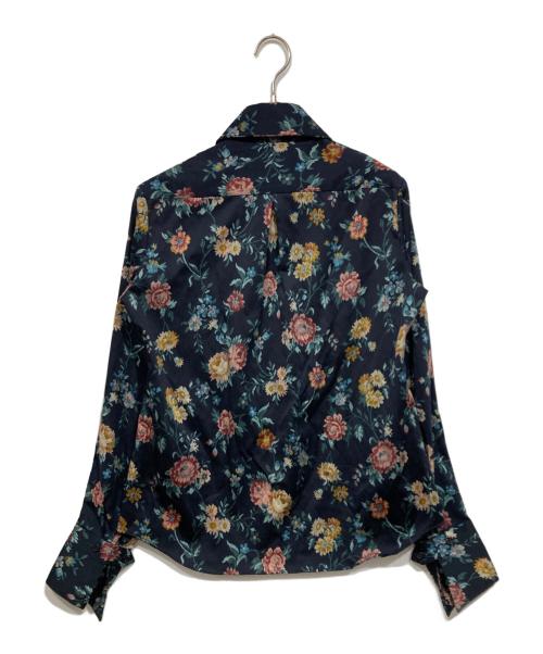 Vivienne Westwood RED LABEL（ヴィヴィアンウエストウッドレッドレーベル）Vivienne Westwood RED LABEL (ヴィヴィアンウエストウッドレッドレーベル) 花柄シャツ ネイビー サイズ:3の古着・服飾アイテム