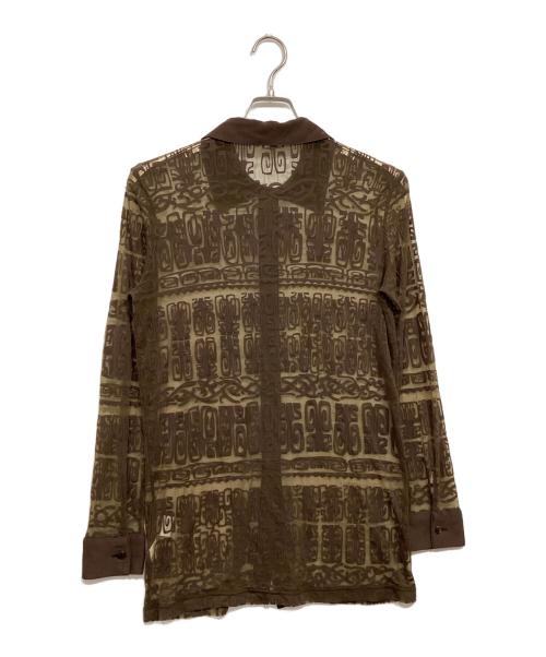 GIVENCHY（ジバンシィ）GIVENCHY (ジバンシィ) シャツ ブラウン サイズ:Lの古着・服飾アイテム