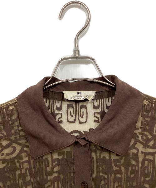 GIVENCHY（ジバンシィ）GIVENCHY (ジバンシィ) シャツ ブラウン サイズ:Lの古着・服飾アイテム