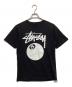 stussy（ステューシー）の古着「半袖カットソー」｜ブラック