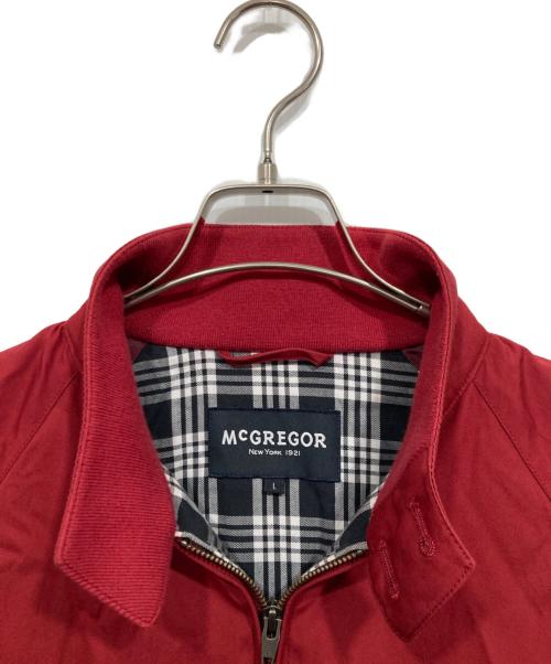 macgregor（マクレガー）MacGREGOR (マクレガー) スイングトップ レッド サイズ:Lの古着・服飾アイテム