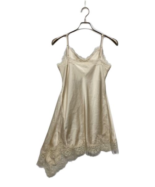 Lily Brown（リリーブラウン）Lily Brown (リリーブラウン) カシミヤブレンドニットセットサテンミニワンピース ピンク サイズ:Fの古着・服飾アイテム