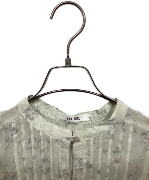 Snidel（スナイデル）Snidel (スナイデル) Sustainableフリルワンピース グリーンの古着・服飾アイテム
