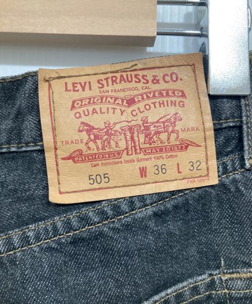 LEVI'S（リーバイス）LEVI'S (リーバイス) 505デニムパンツ ブラック サイズ:91×81の古着・服飾アイテム