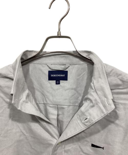 DESCENDANT（ディセンダント）DESCENDANT (ディセンダント) ボタンダウンシャツ グレー サイズ:2の古着・服飾アイテム