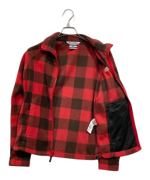 Columbia（コロンビア）Columbia (コロンビア) フリースジャケット レッド サイズ:Mの古着・服飾アイテム
