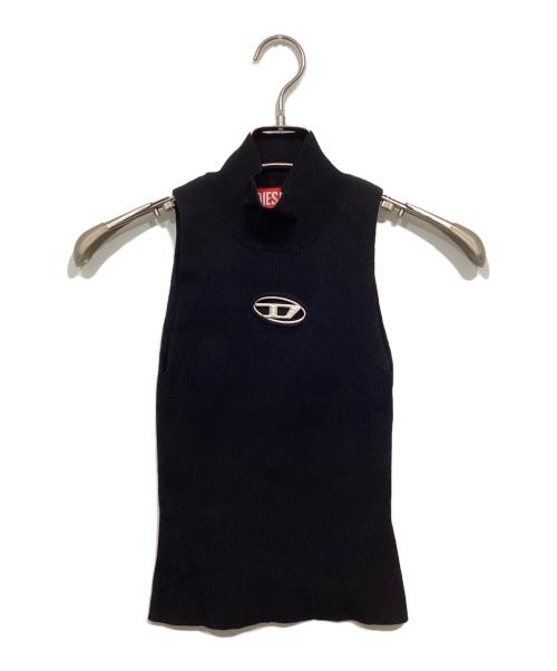 DIESEL（ディーゼル）DIESEL (ディーゼル) ノースリーブニット / M-ONERVAX-TOP ブラック サイズ:XSの古着・服飾アイテム
