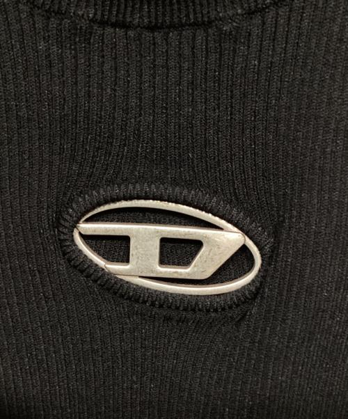 DIESEL（ディーゼル）DIESEL (ディーゼル) ノースリーブニット / M-ONERVAX-TOP ブラック サイズ:XSの古着・服飾アイテム