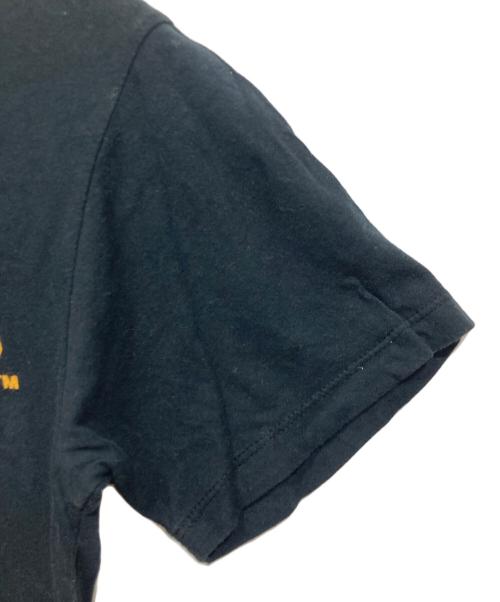 Ed Hardy（エド ハーディー）ED HARDY (エド ハーディー) ラインストーンパイレーツプリントプリントTシャツ ブラック サイズ:Sの古着・服飾アイテム