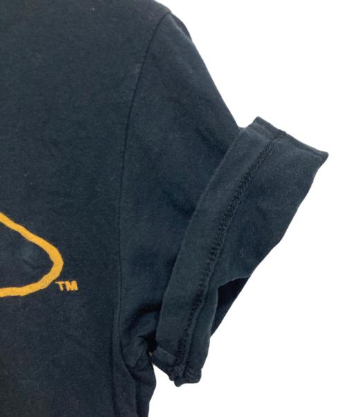 Ed Hardy（エド ハーディー）ED HARDY (エド ハーディー) ラインストーンパイレーツプリントプリントTシャツ ブラック サイズ:Sの古着・服飾アイテム