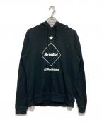 F.C.R.B.エフシーレアルブリストル）の古着「プルオーバーパーカー」｜ブラック