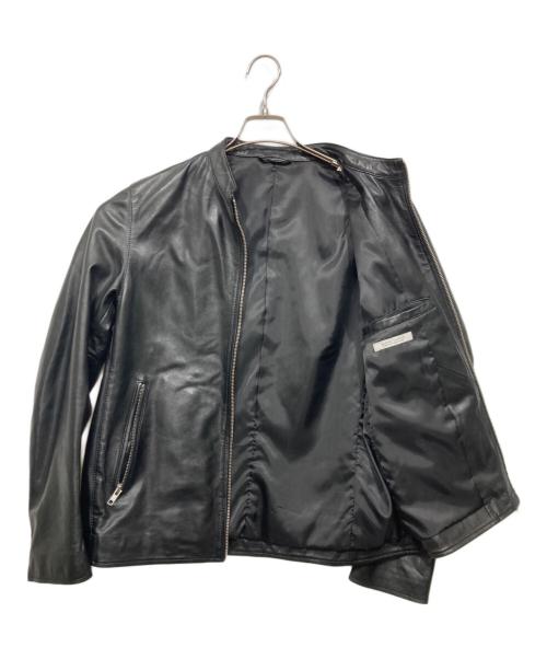 JOURNAL STANDARD（ジャーナルスタンダード）JOURNAL STANDARD (ジャーナルスタンダード) ラムレザージャケット ブラック サイズ:Mの古着・服飾アイテム