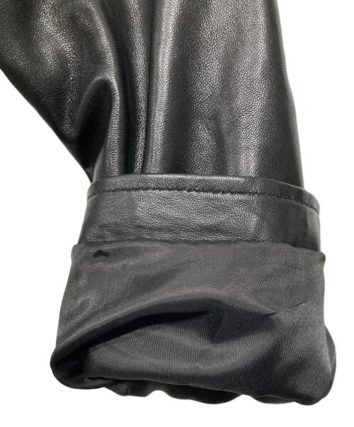 JOURNAL STANDARD（ジャーナルスタンダード）JOURNAL STANDARD (ジャーナルスタンダード) ラムレザージャケット ブラック サイズ:Mの古着・服飾アイテム