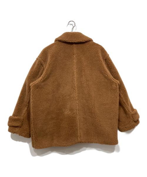 CLANE（クラネ）CLANE (クラネ) ラージポケット ボア オーバーコート  / RIDGE POCKET BOA OVER COAT ブラウン サイズ:1の古着・服飾アイテム