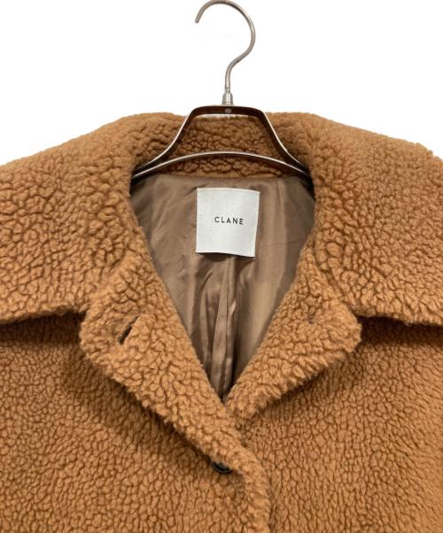 CLANE（クラネ）CLANE (クラネ) ラージポケット ボア オーバーコート  / RIDGE POCKET BOA OVER COAT ブラウン サイズ:1の古着・服飾アイテム