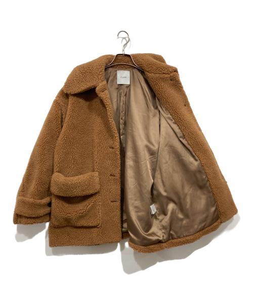 CLANE（クラネ）CLANE (クラネ) ラージポケット ボア オーバーコート  / RIDGE POCKET BOA OVER COAT ブラウン サイズ:1の古着・服飾アイテム