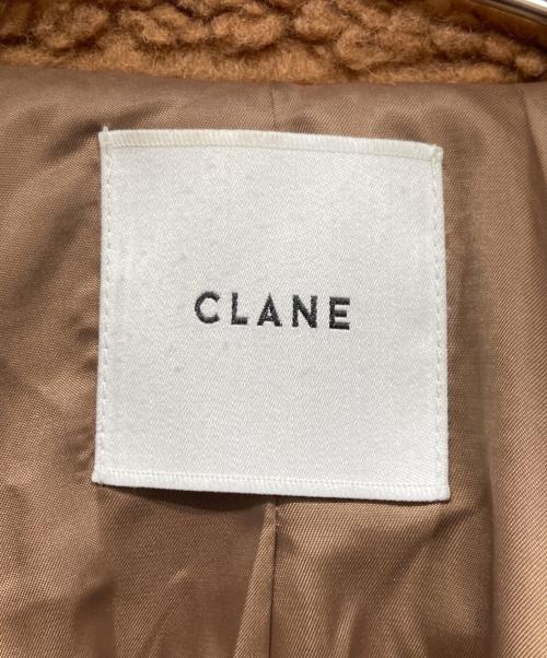 CLANE（クラネ）CLANE (クラネ) ラージポケット ボア オーバーコート  / RIDGE POCKET BOA OVER COAT ブラウン サイズ:1の古着・服飾アイテム