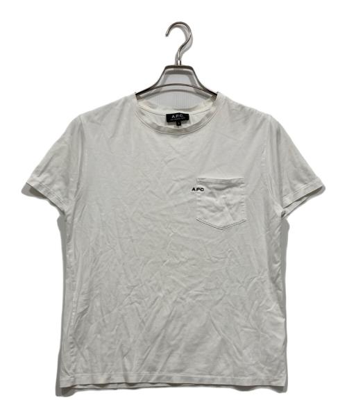 A.P.C.（アーペーセー）A.P.C. (アーペーセー) ポケットTシャツ ホワイト サイズ:Sの古着・服飾アイテム
