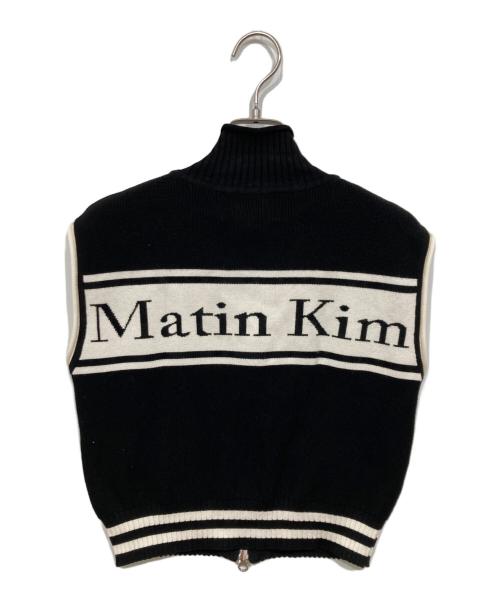 Matin Kim（マーティン キム）Matin Kim (マーティン キム) ニットベスト ブラック サイズ:Ｓの古着・服飾アイテム