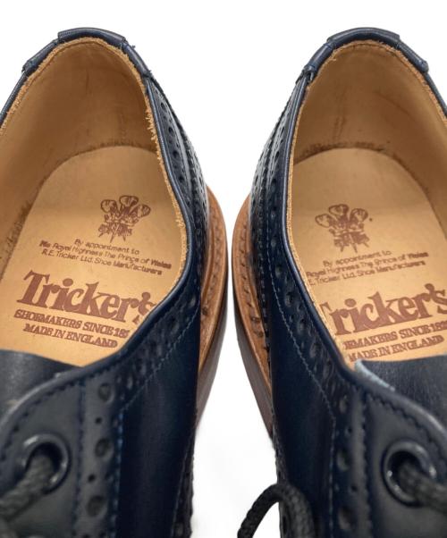 Tricker's（トリッカーズ）Tricker's (トリッカーズ) ウィングチップシューズ / BOUTON ネイビー サイズ:7 1/2Sの古着・服飾アイテム
