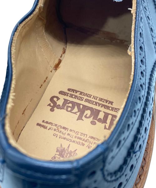 Tricker's（トリッカーズ）Tricker's (トリッカーズ) ウィングチップシューズ / BOUTON ネイビー サイズ:7 1/2Sの古着・服飾アイテム