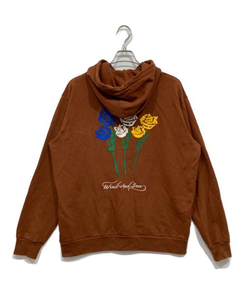 WIND AND SEA（ウィンダンシー）WIND AND SEA (ウィンダンシー) Bloom Hoodie ブラウン サイズ:XLの古着・服飾アイテム