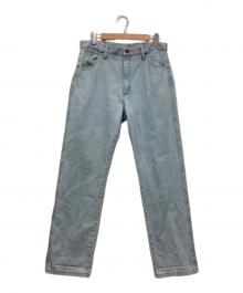 Wrangler（ラングラー）の古着「カウボーイカットブリーチウォッシュデニムパンツ」｜ブルー