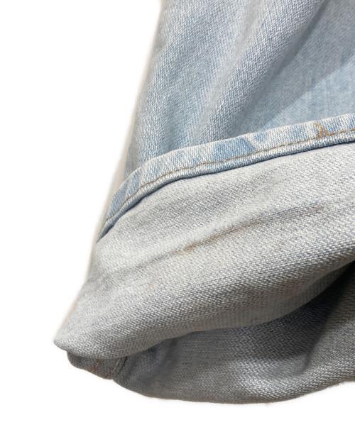 Wrangler（ラングラー）Wrangler (ラングラー) カウボーイカットブリーチウォッシュデニムパンツ ブルー サイズ:34×32の古着・服飾アイテム