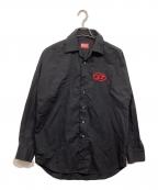 DIESELディーゼル）の古着「S-SIMPLY-D シャツ」｜ブラック