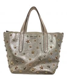JIMMY CHOO（ジミーチュウ）の古着「メタリックスタッズ2WAYバッグ」