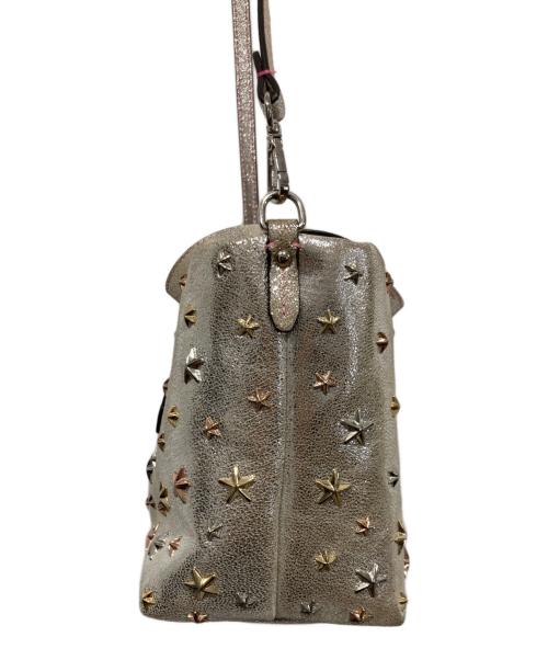 JIMMY CHOO（ジミーチュウ）JIMMY CHOO (ジミーチュウ) メタリックスタッズ2WAYバッグの古着・服飾アイテム