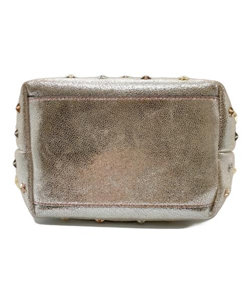 JIMMY CHOO（ジミーチュウ）JIMMY CHOO (ジミーチュウ) メタリックスタッズ2WAYバッグの古着・服飾アイテム