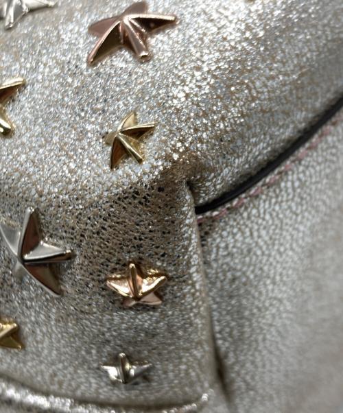 JIMMY CHOO（ジミーチュウ）JIMMY CHOO (ジミーチュウ) メタリックスタッズ2WAYバッグの古着・服飾アイテム